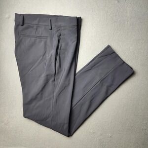 Theory Pants Mens 33x32 Black Zaine Precision Ponte Slim Stretch Dress Trousers